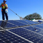 Solar panel washing solutions, sprinkling systems, daily time based sprinkling washing solutions.